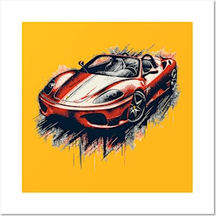 Ferrari 360 spider Posters and Art